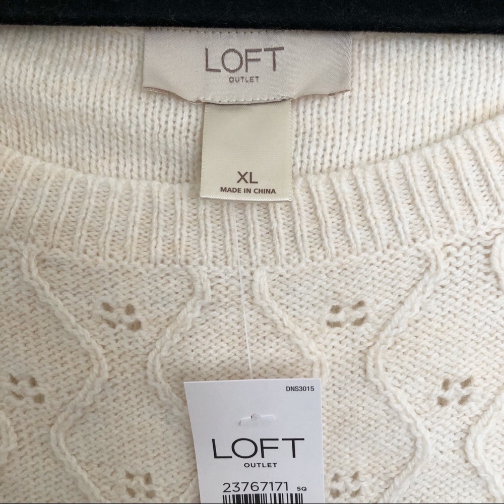 Loft Outlet Wide Sleeve Sweater Size XL - Picture 3 of 6